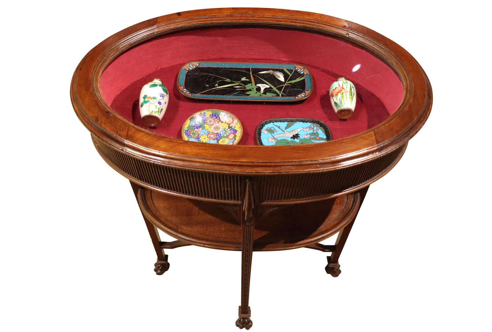 Late 19th Century Oval Mahogany Bijouterie Table, Circa 1900 photo 782.0