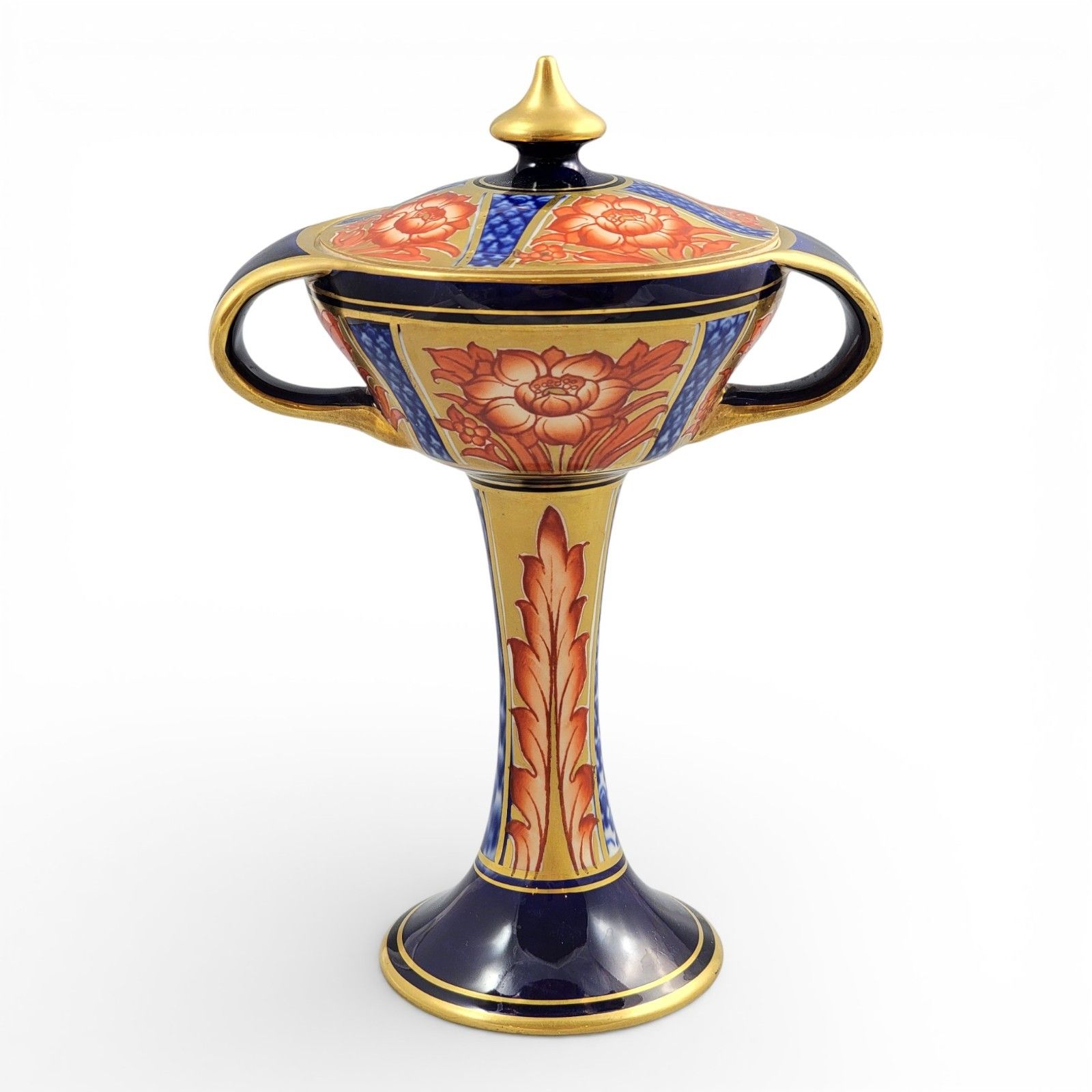 William Moorcroft For James Macintyre, Aurelian Ware Twin Handled Vase, C.1898 photo 800.0