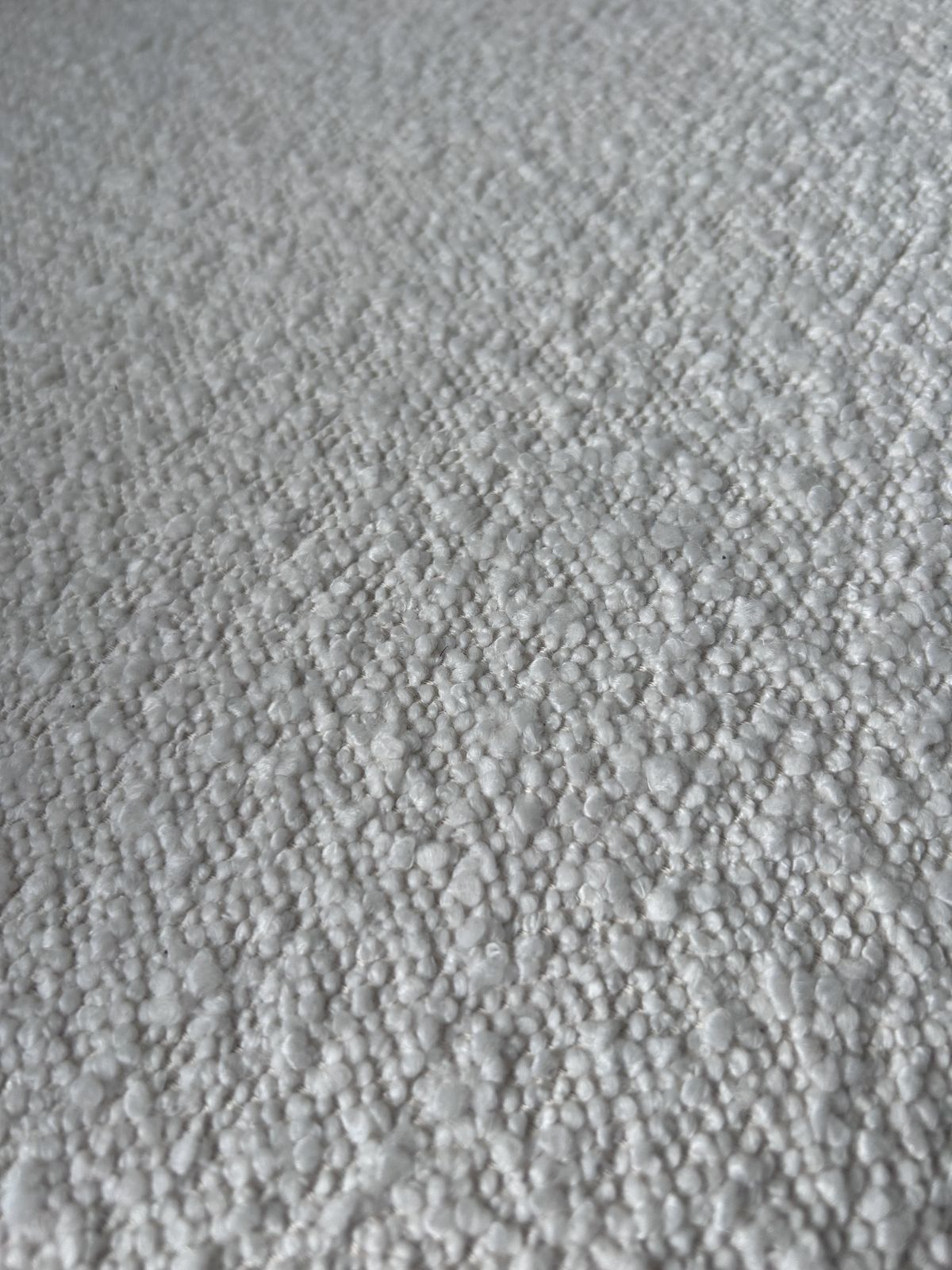 Winged Boucle Newly Upholstered Arm Chair photo vinterior