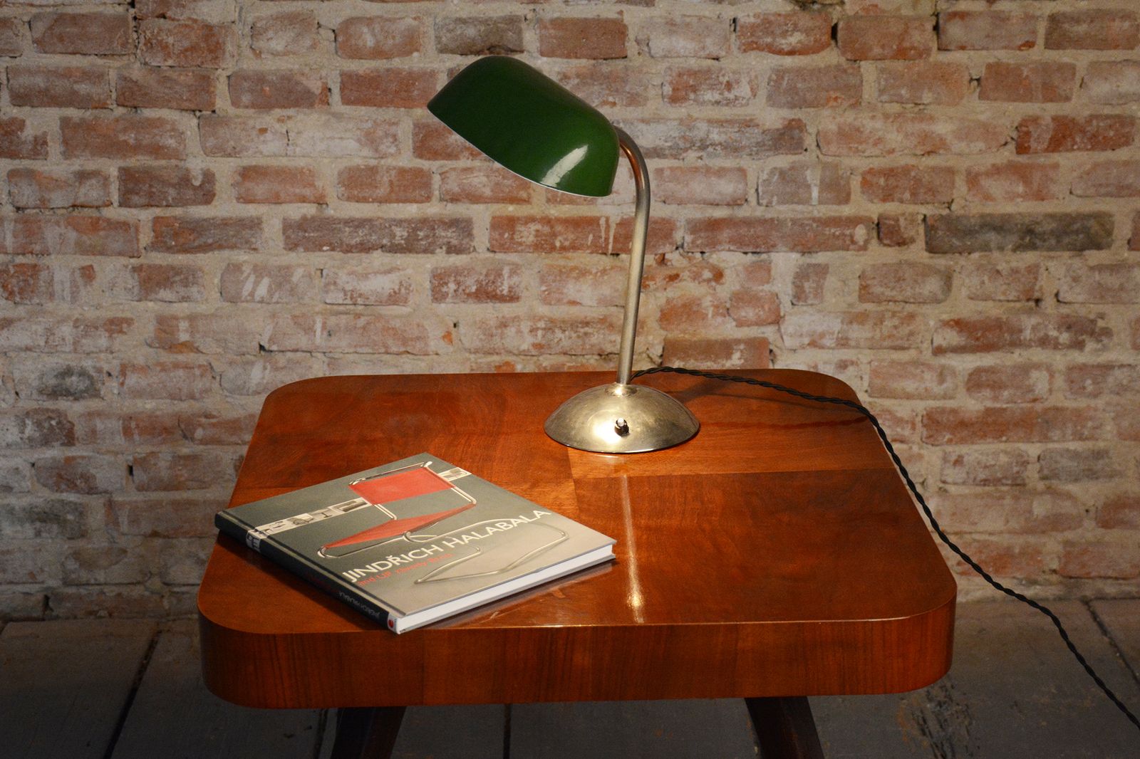 photo furniture Restored Bauhaus Table Lamp, By Franta Anýž, Chrome, Steel, Czech, 1930s