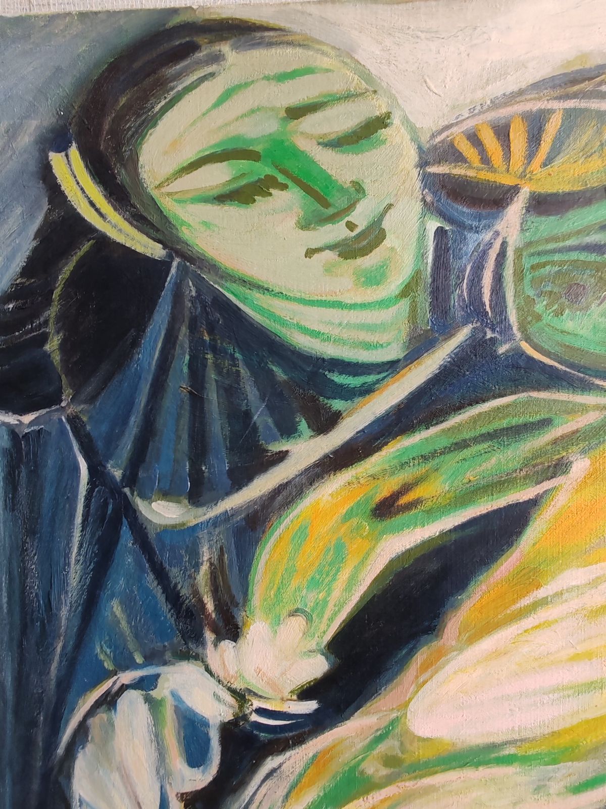 Louis Son (1921 1996) Huile Sur Toile photo furniture