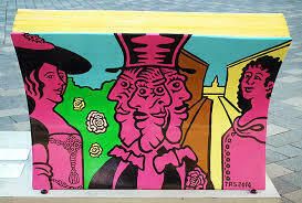 Book Bench (Ernest): Oscar Wilde, The Importance Of Being Ernest photo Garden Furniture