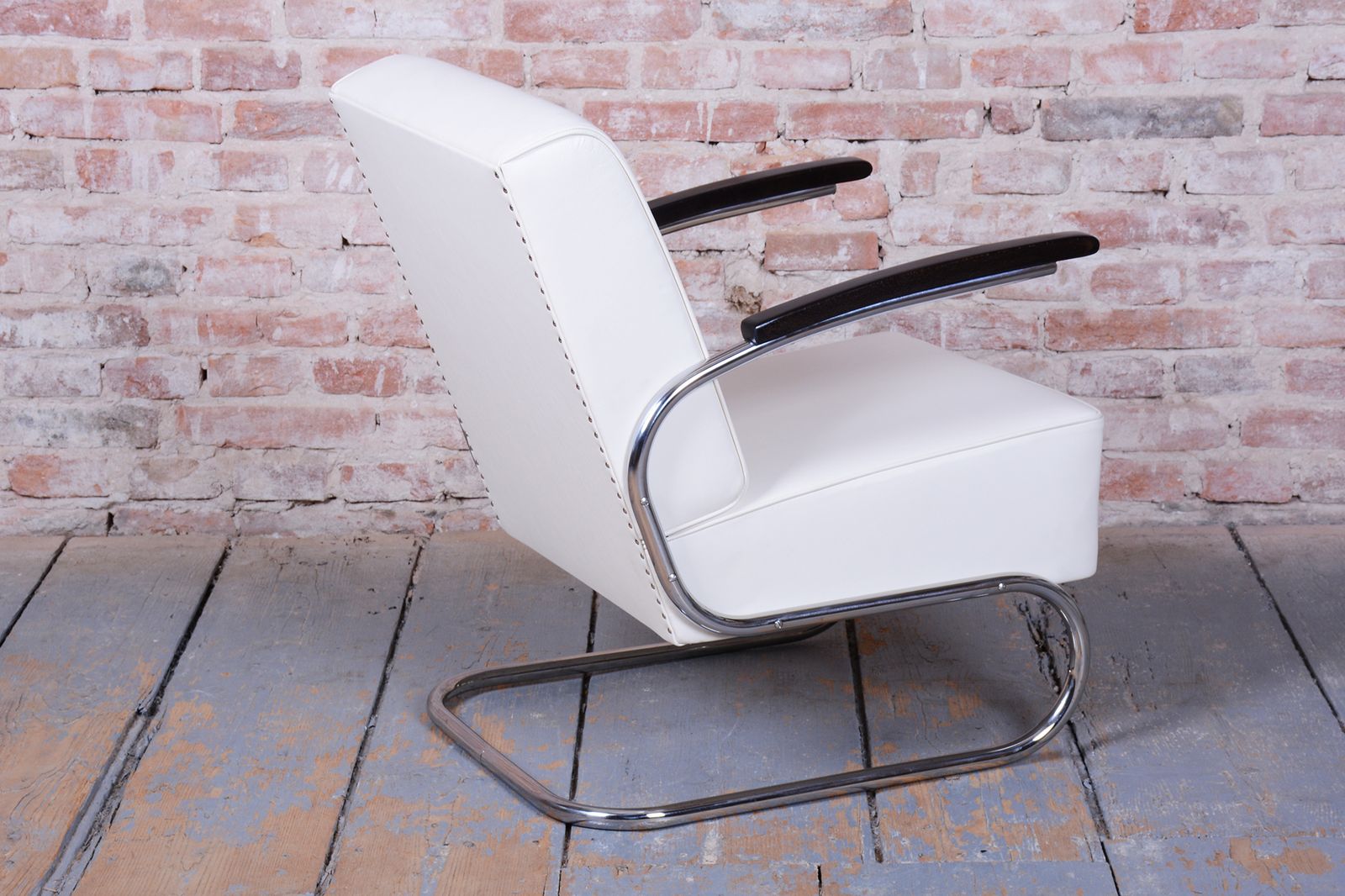 Pair Of Restored Bauhaus Armchairs, By W. Gispen For Mücke Melder, Czech, 1930s photo 2850.0