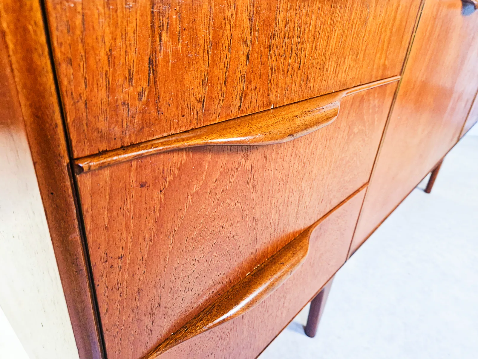 photo buy Tom Robertson For McIntosh Dunvegan Mid Century 1960s Teak Sideboard Credenza Pg020