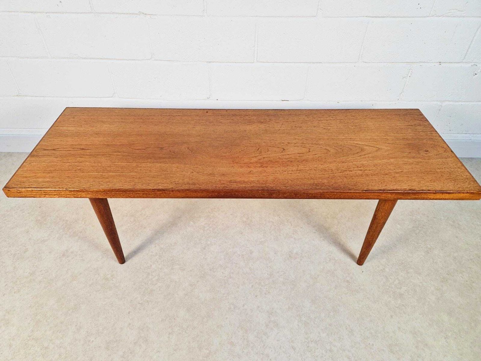 Mogens Kold Møbelfabrik Vintage Danish Mid Century Teak Long John Coffee Table Bl026 photo for sale