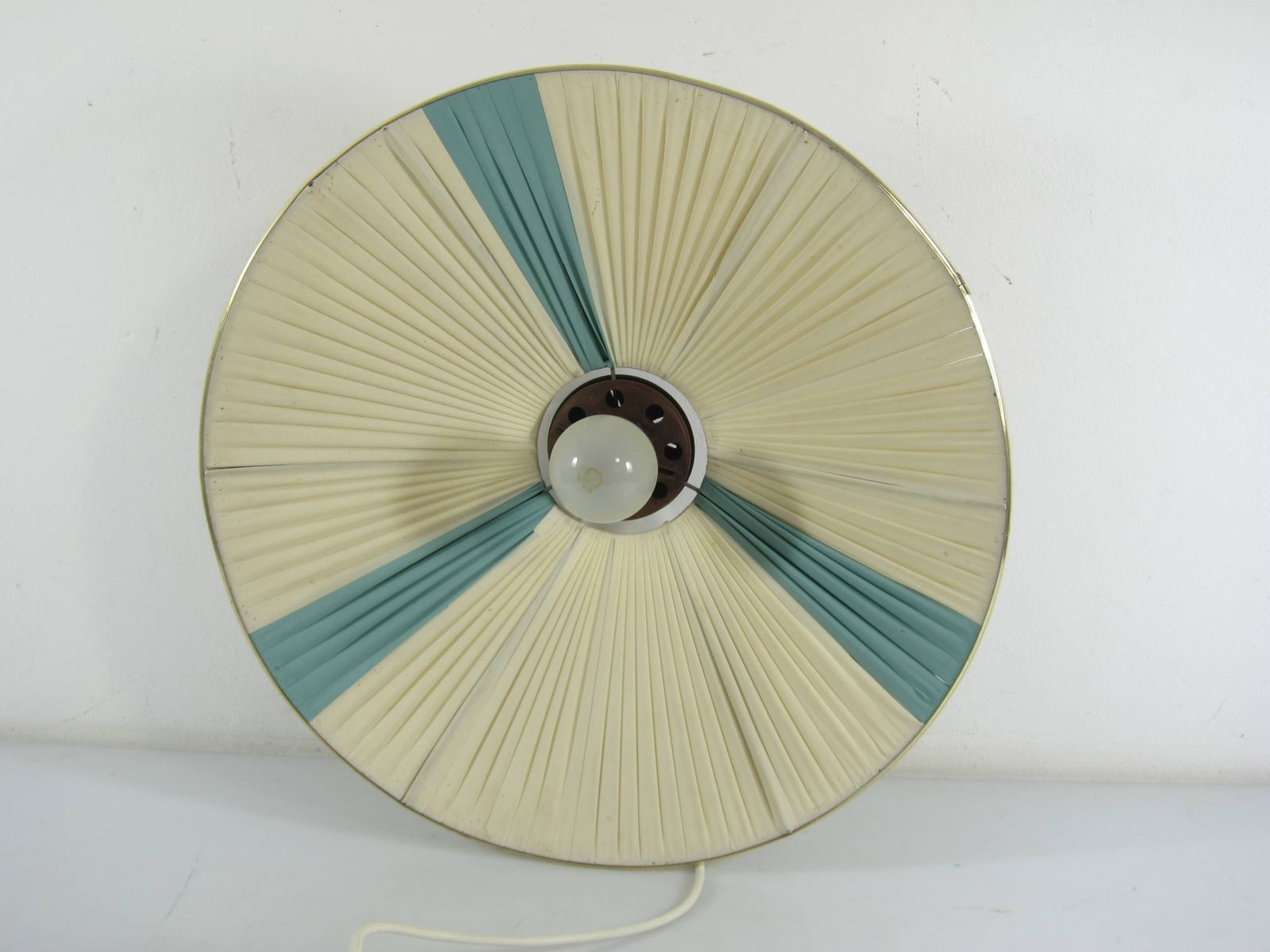 photo for sale Zeldzame Louis Kalff Philips Hanglamp Met Nylonbanden, Ca. Jaren 1950