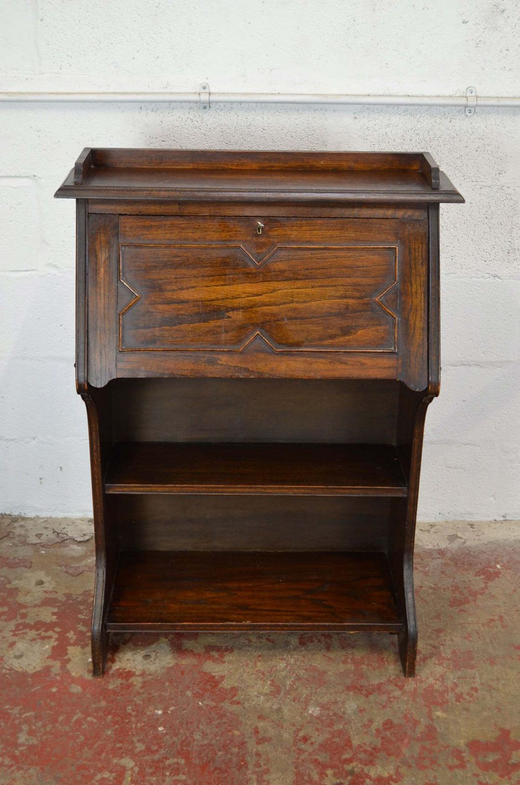 An Early 20th Century Oak Student's Bureau Writing Table photo for sale
