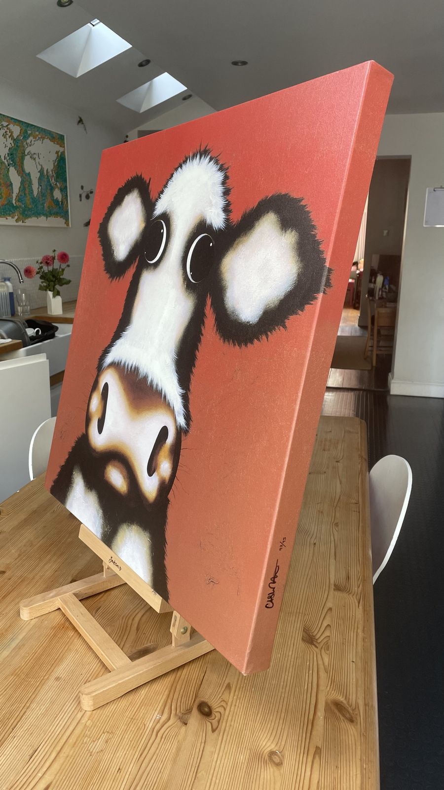 Caroline Shotton 'Maisy' Giclee On Canvas Edition N.93 photo furniture