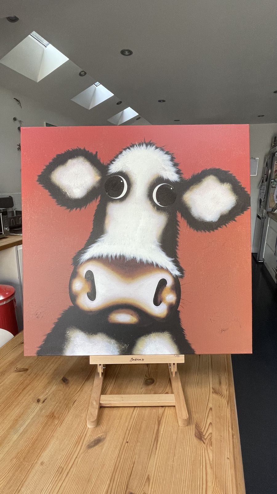Caroline Shotton 'Maisy' Giclee On Canvas Edition N.93 photo vintage