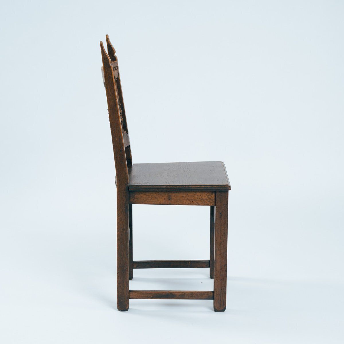 photo furniture Spanish Walnut Hand Carved Dining Chairs, 1969, Set Of 6