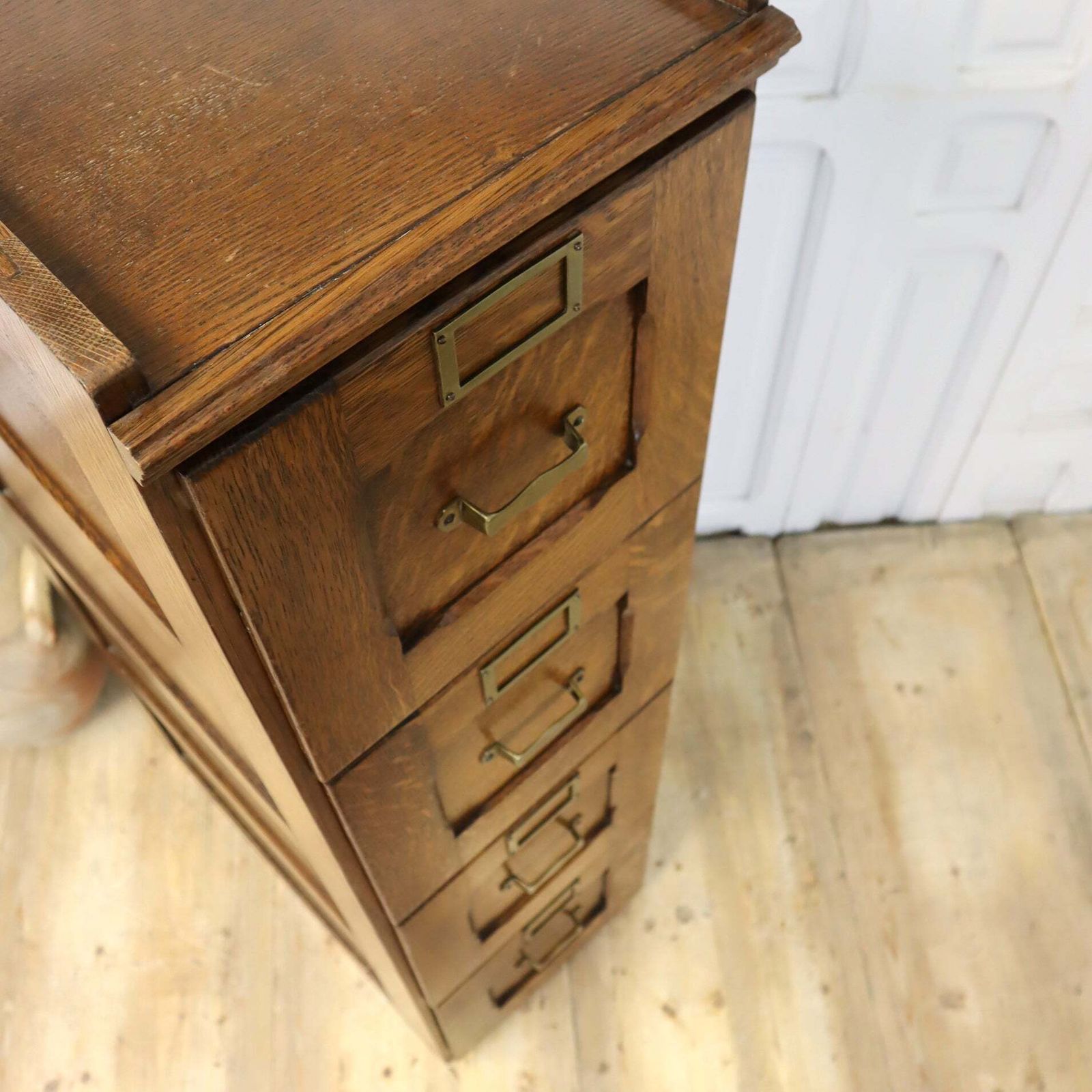 Antique Oak Filing Drawers., Mid 20th Century photo vintage