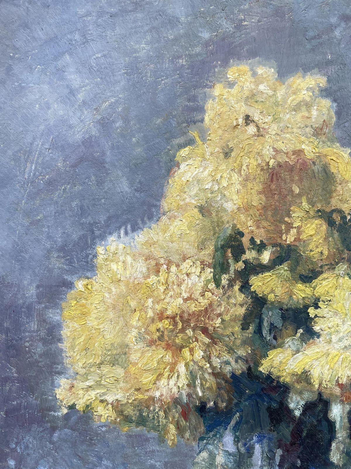 photo furniture G. Gagneau, Composition With Dahlias And Gerberas