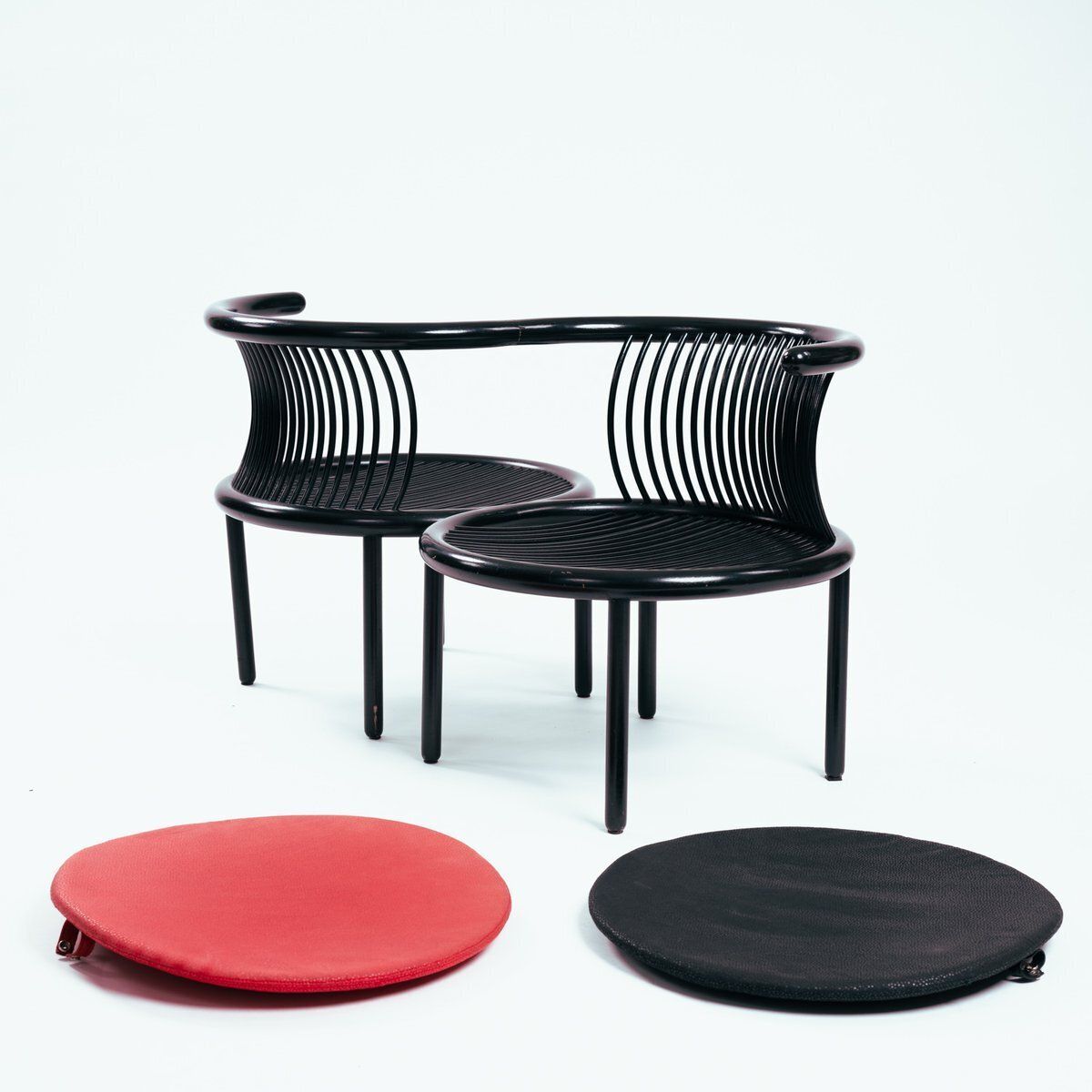 Bentwood Lübke Vis A Vis Armchair By Herbert Ohl, Germany, 1984
