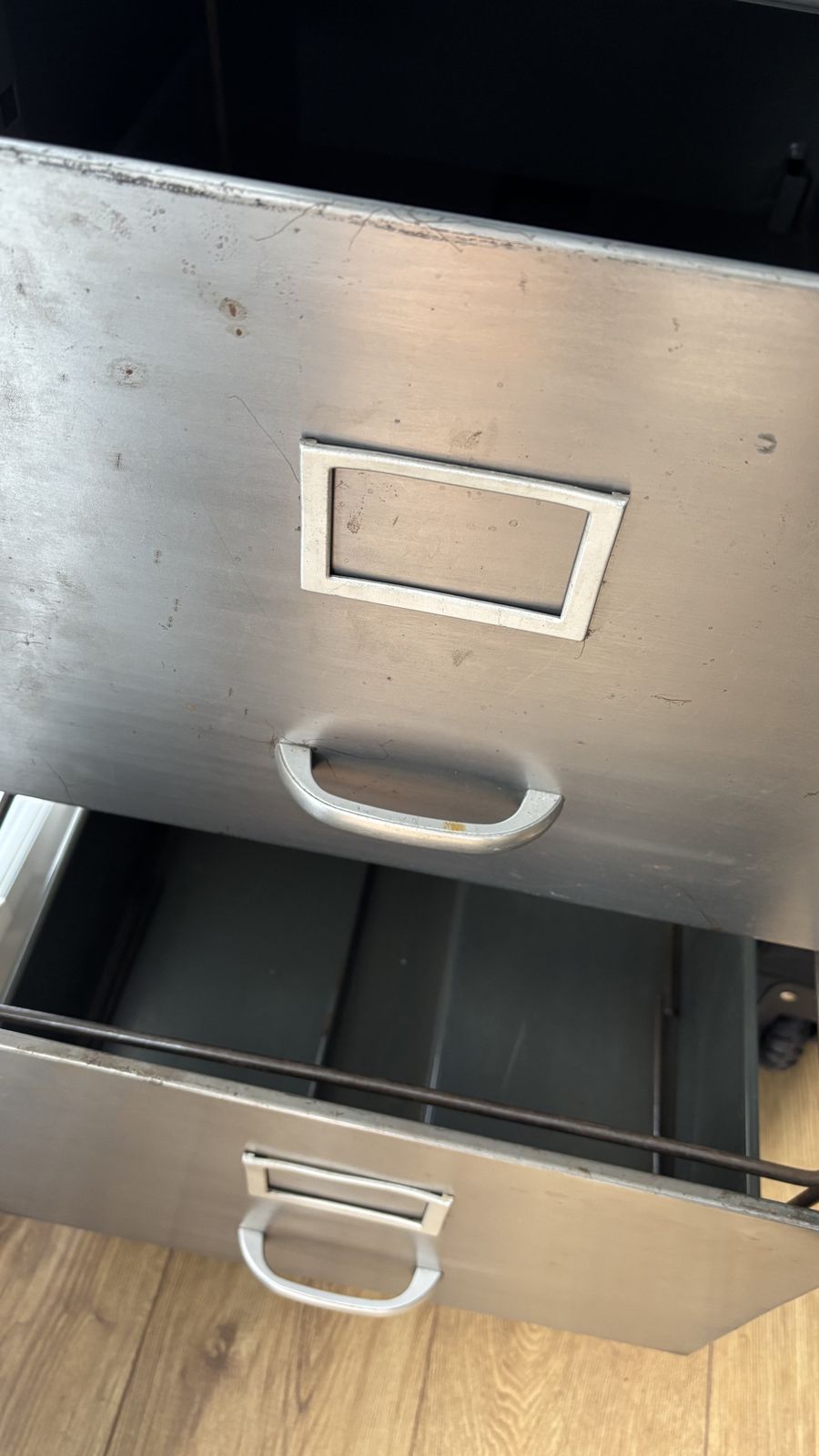 Vintage Art Metal 1960s Steel Two Drawer Filing Cabinet photo 250.0