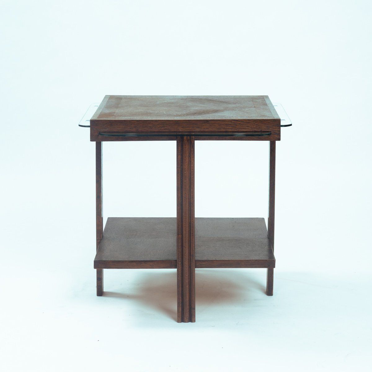 Art Deco Play Table With Extendible Glass Tops, 1930s photo for sale