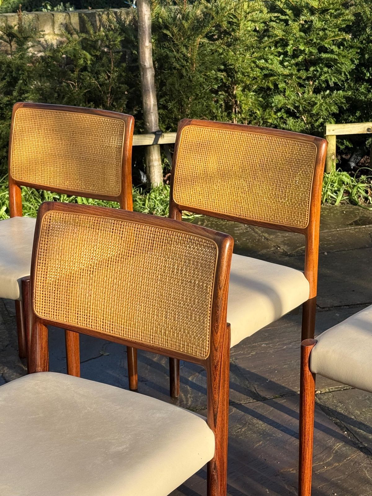 Danish Rosewood Set Of Eight Dining Chairs By Niels Otto Moller 1960. photo Furniture