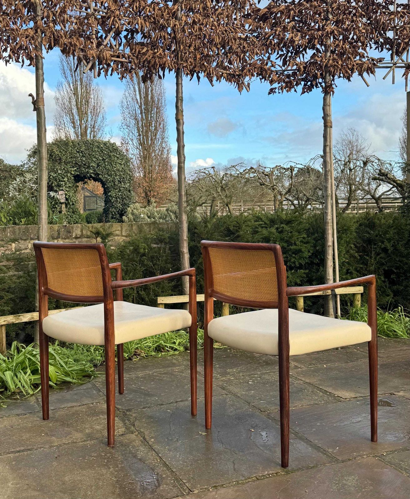 photo buy Danish Rosewood Set Of Eight Dining Chairs By Niels Otto Moller 1960.