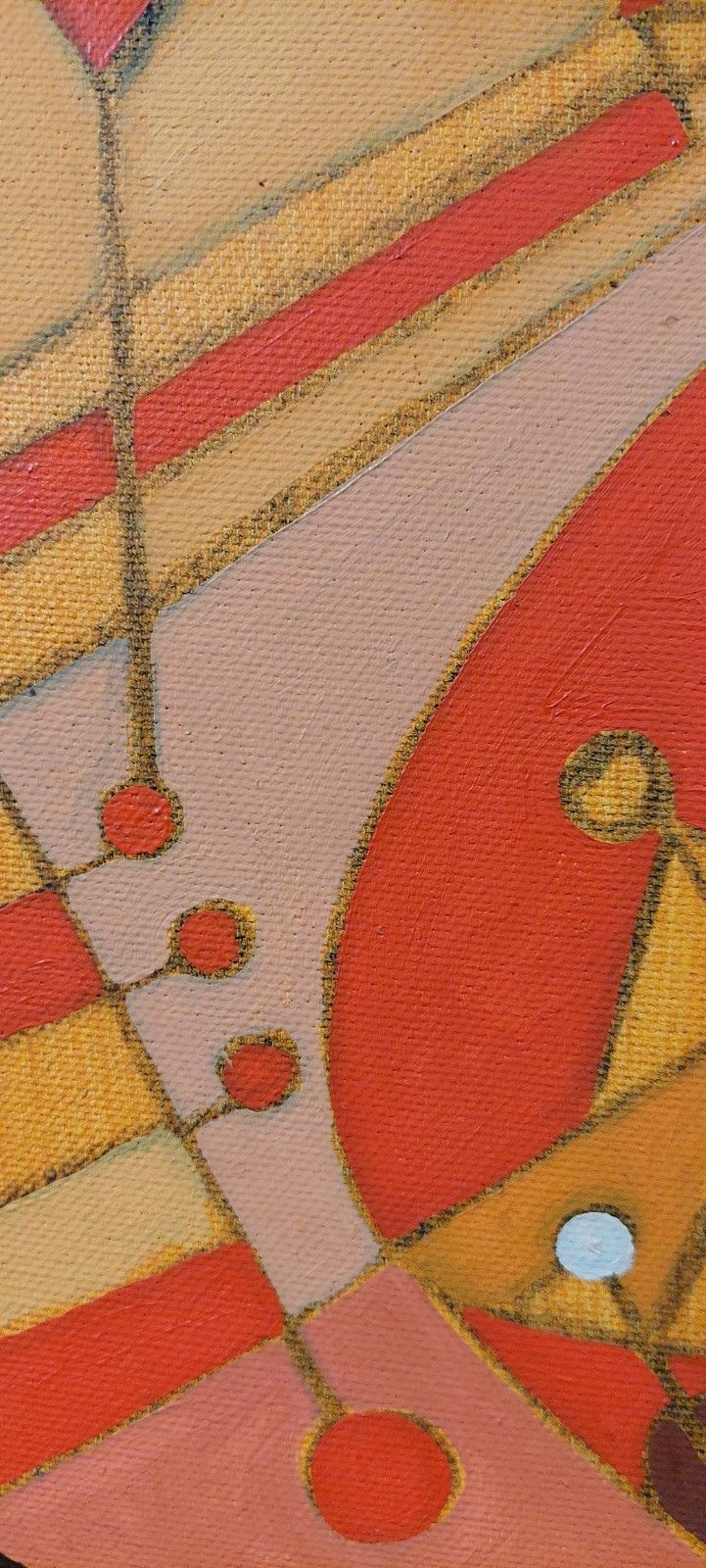 Franco Balleri 1977 Abstract Painting Oil On Canvas 80x60 photo buy