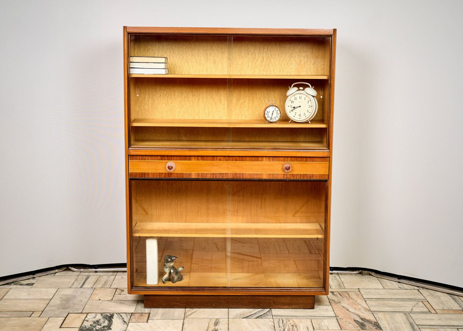 Art Deco Bookshelf, 1960s, Czechoslovakia photo for sale