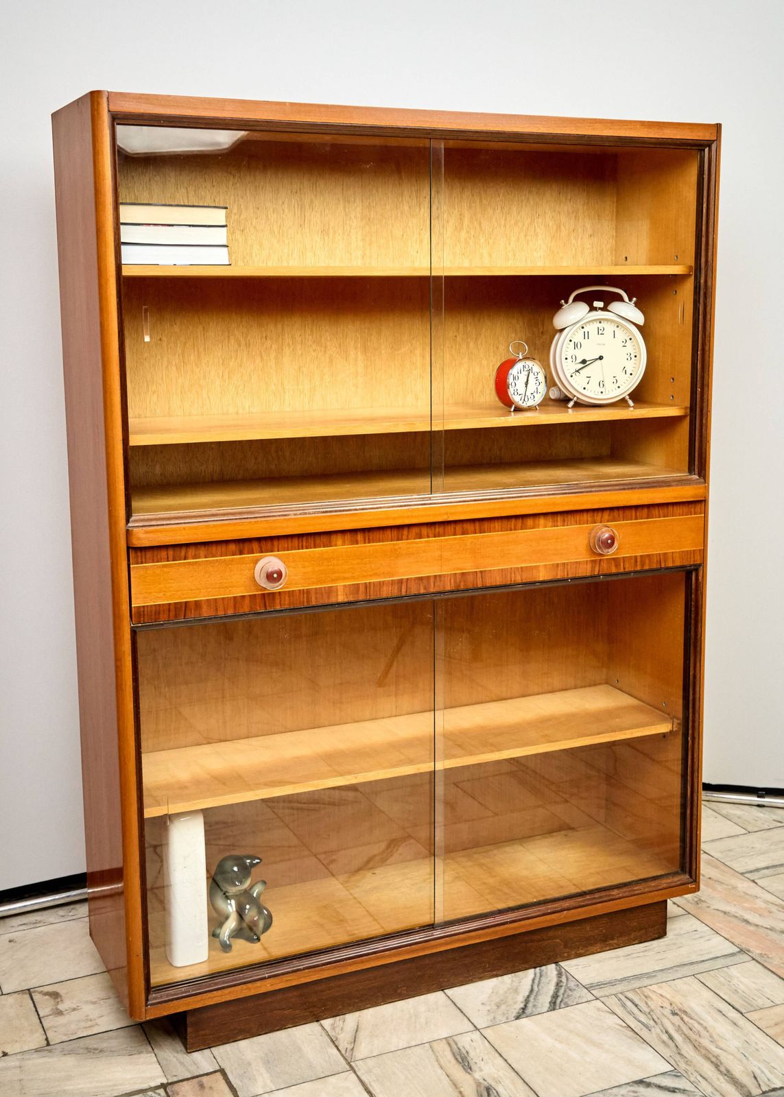 Art Deco Bookshelf, 1960s, Czechoslovakia photo Furniture