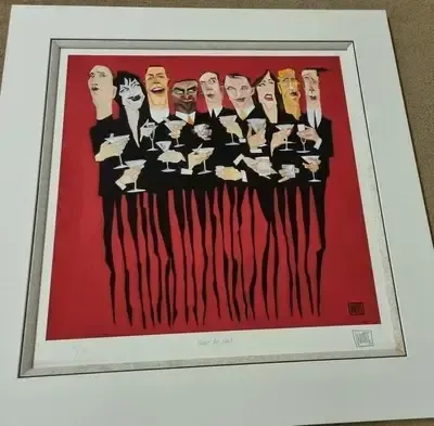 Todd White, 'Night At Nic's', Large Limited Edition Colour Print 69/295, Signed