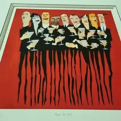 Todd White, 'Night At Nic's', Large Limited Edition Colour Print 69/295, Signed photo Art