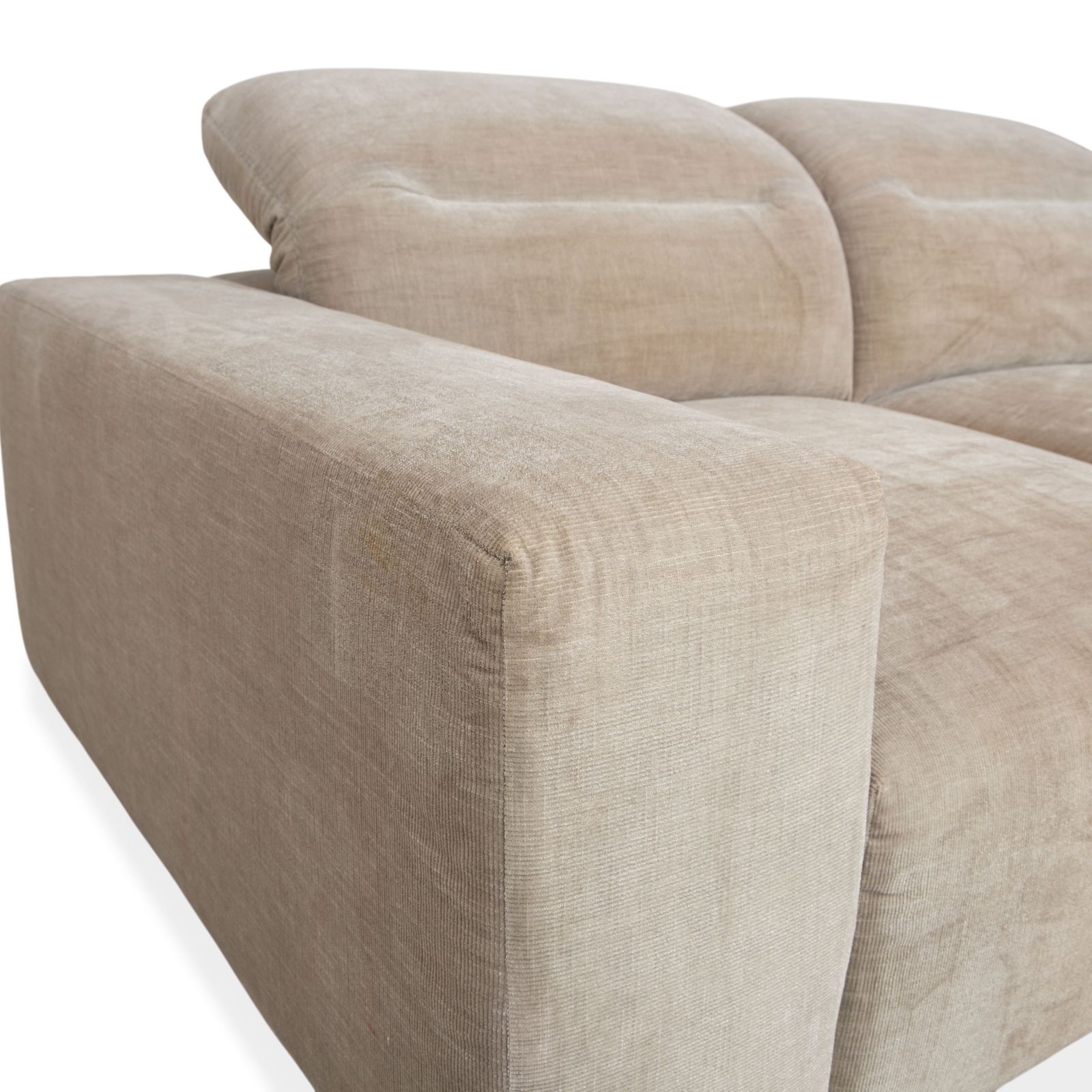 Canapé BoConcept Hampton 2 places en tissu beige, fonction manuelle photo buy