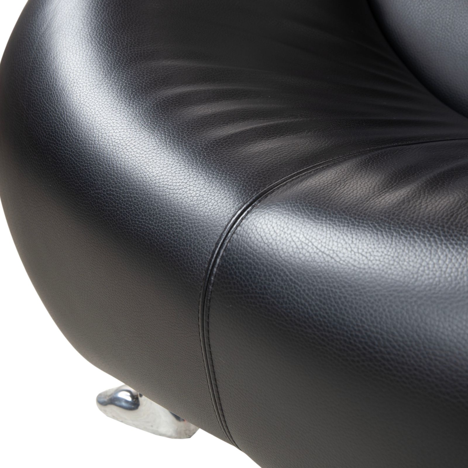 Leolux Papageno Leather Armchair Black photo Furniture
