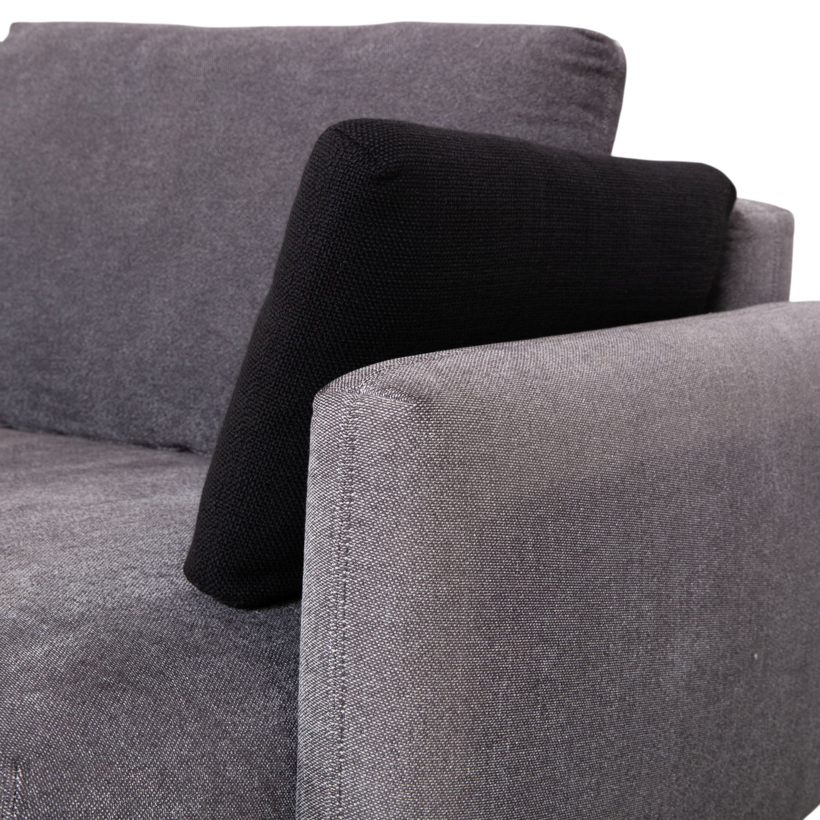 Canapé d'angle Rolf Benz Nuvola en tissu, gris anthracite photo Mobilier