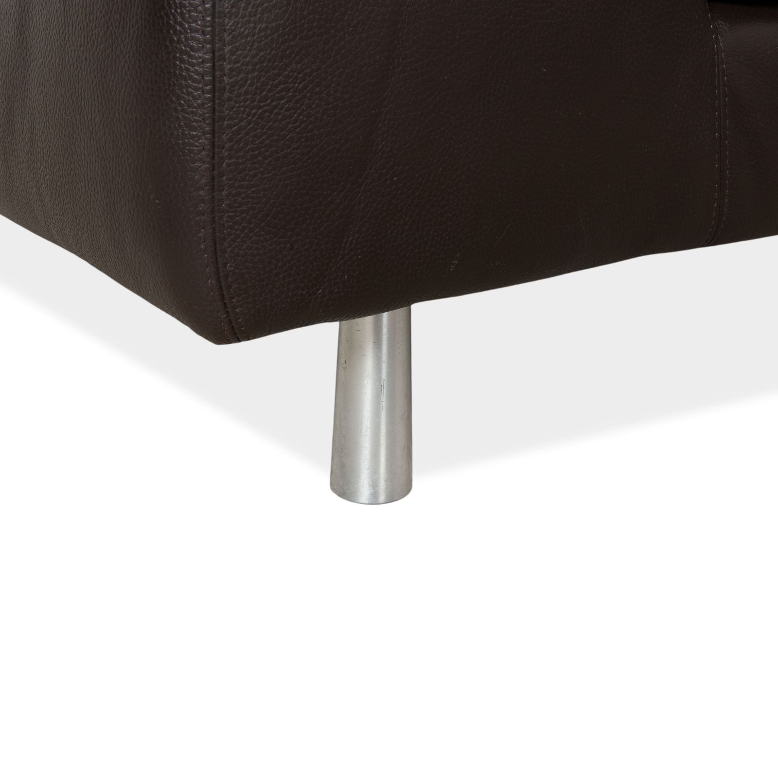 Canapé d'angle Willi Schillig en cuir marron photo buy