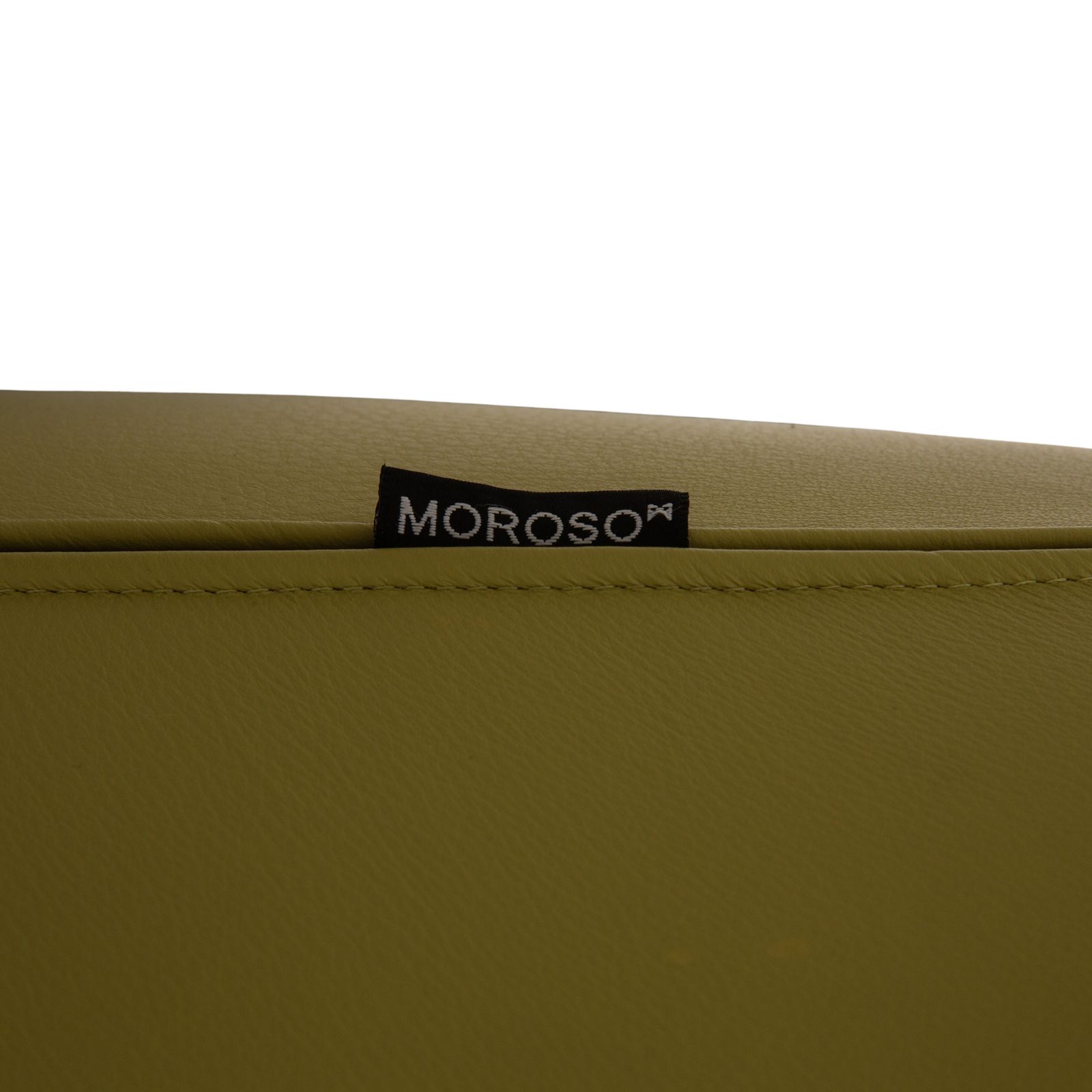 Moroso Fjord Leather Armchair Green Swivel Function photo vinterior