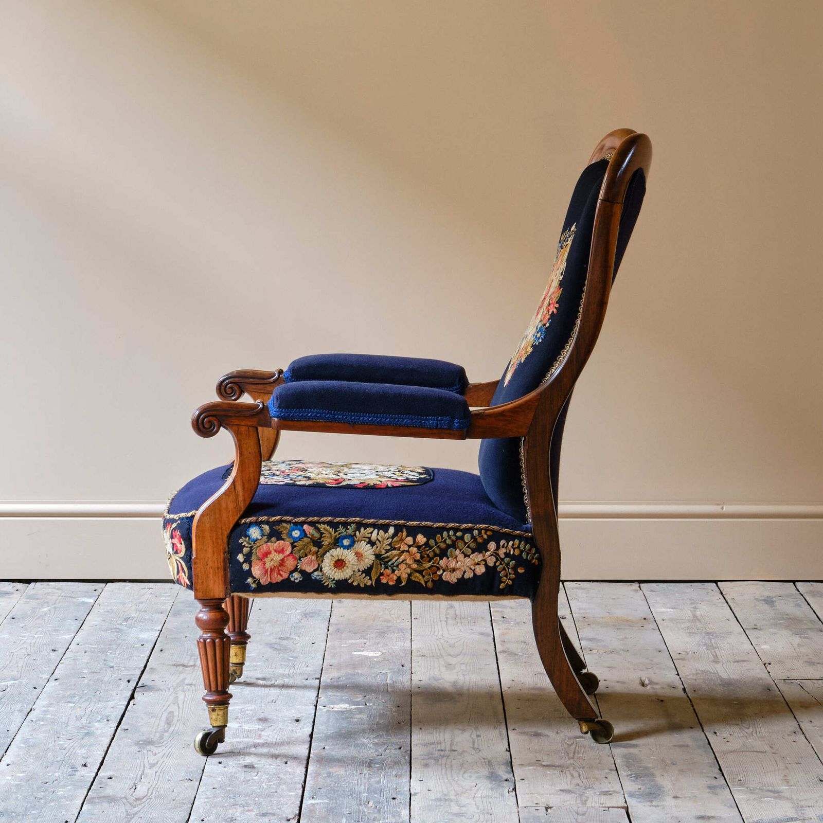 Early 19th Century Rosewood Armchair Attr' Gillows photo vintage