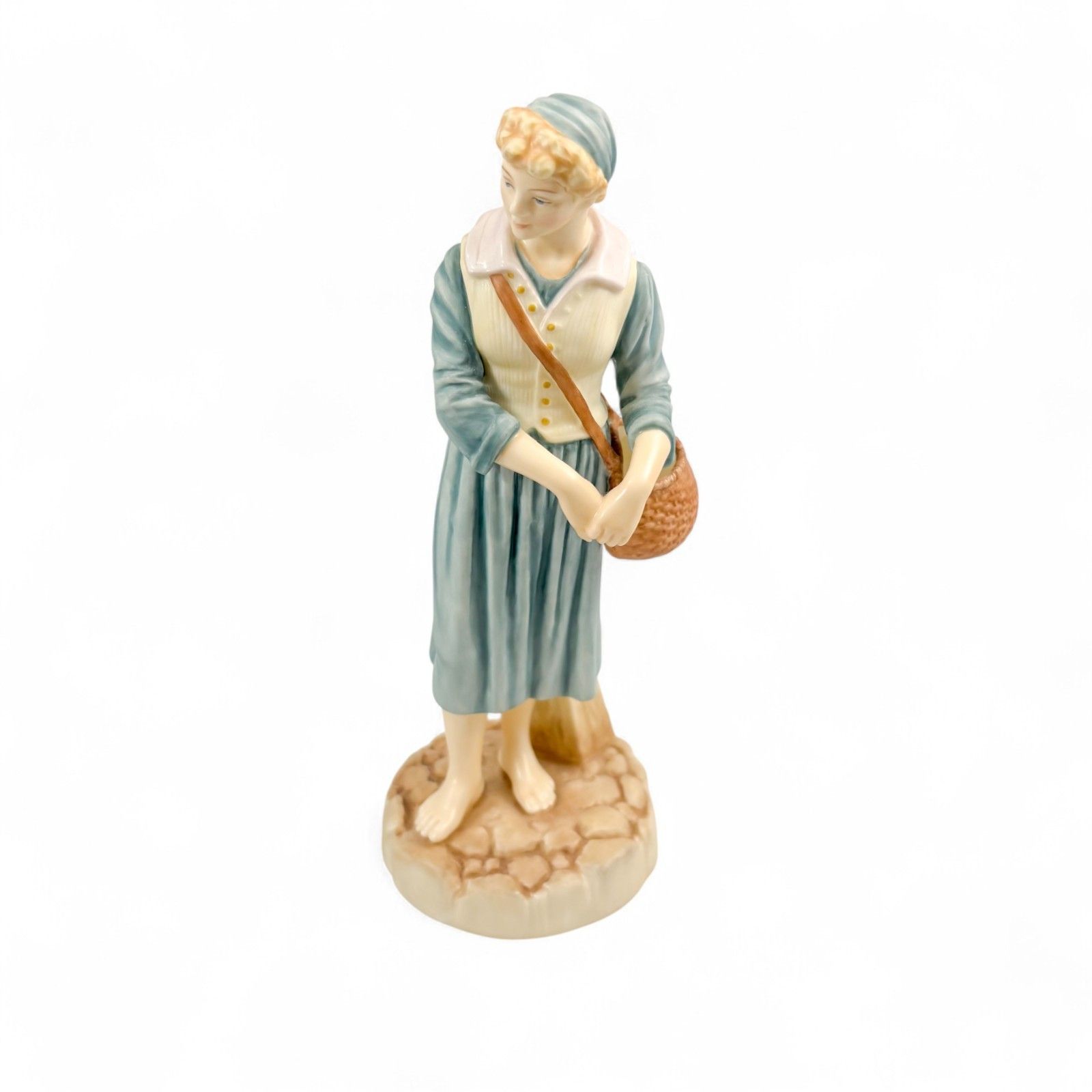 Royal Worcester French Fishergirl Porcelain Figurine By James Hadley Gladley photo furniture