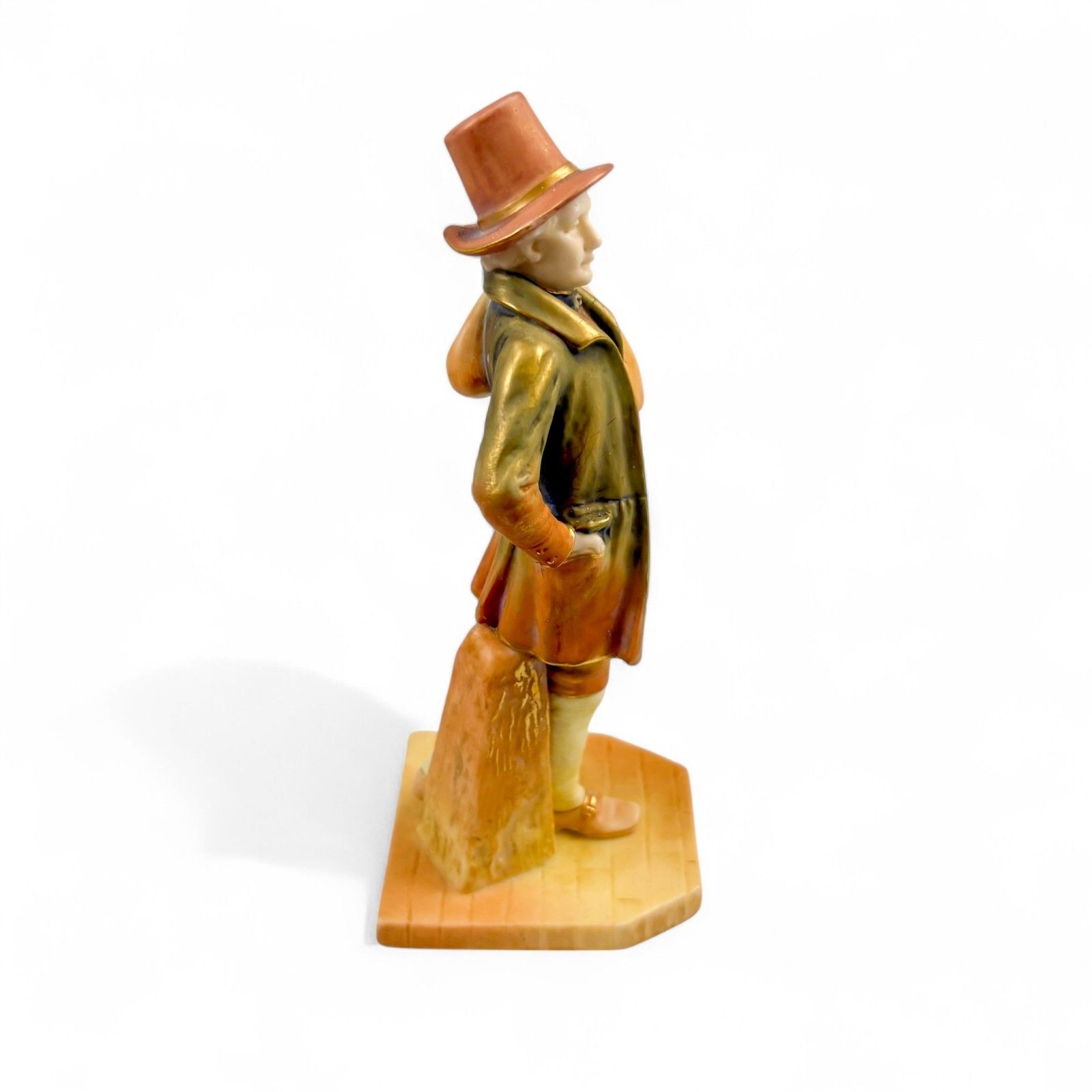 Victorian Royal Worcester Porcelain Country Gentleman Figure James Hadley 1896 photo 325.0