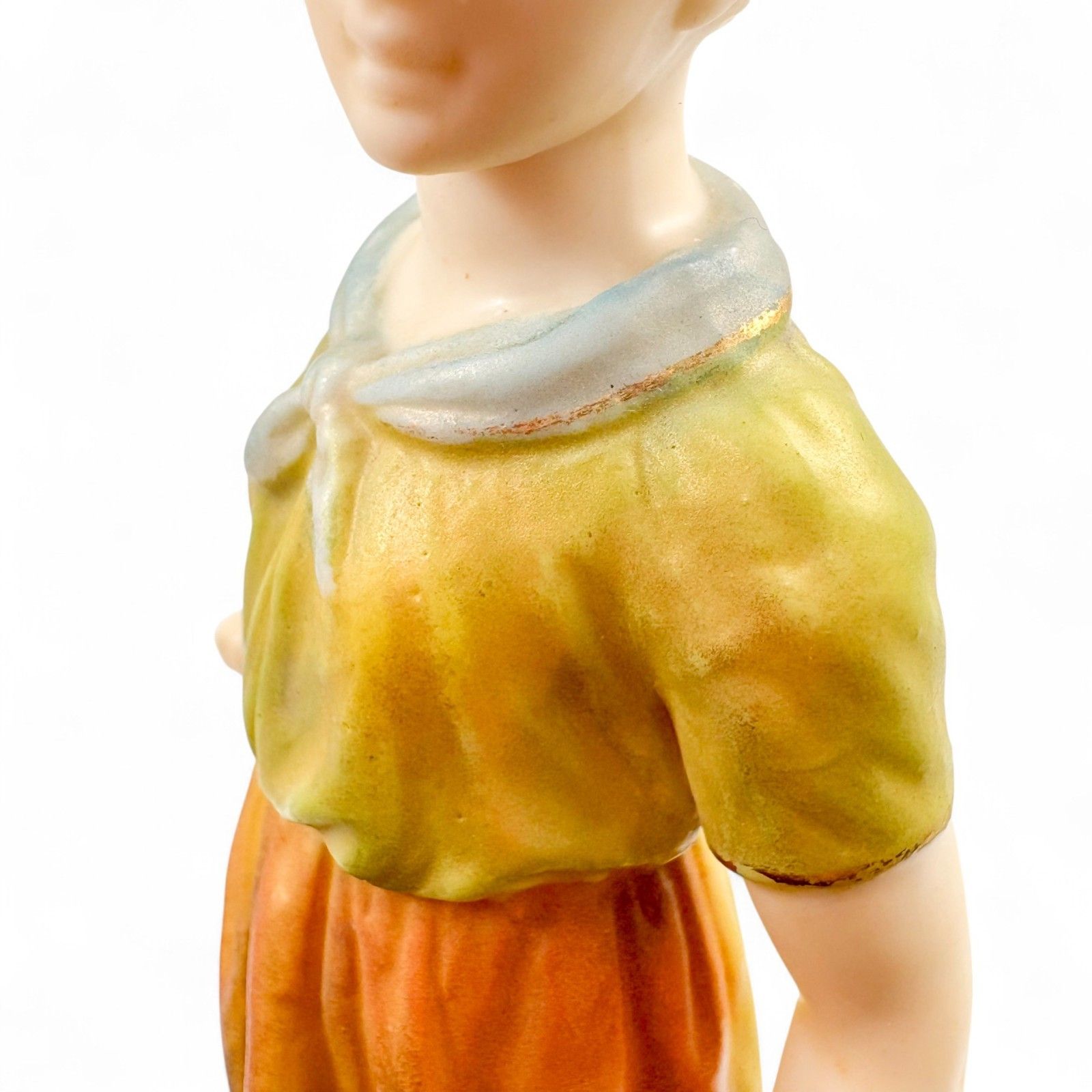 photo buy Victorian Royal Worcester Porcelain Figurine James Hadley, Rustic Girl, 1774