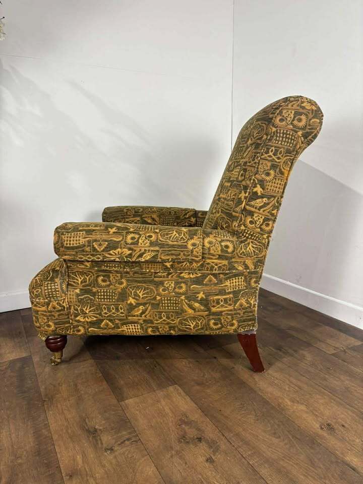 Antique Style Green Armchair, Late 20th Century photo 459.0