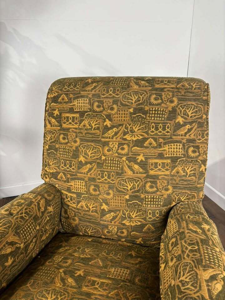 Antique Style Green Armchair, Late 20th Century photo vinterior