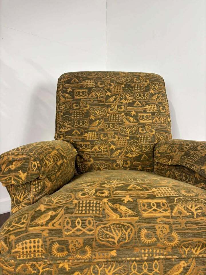 photo buy Antique Style Green Armchair, Late 20th Century