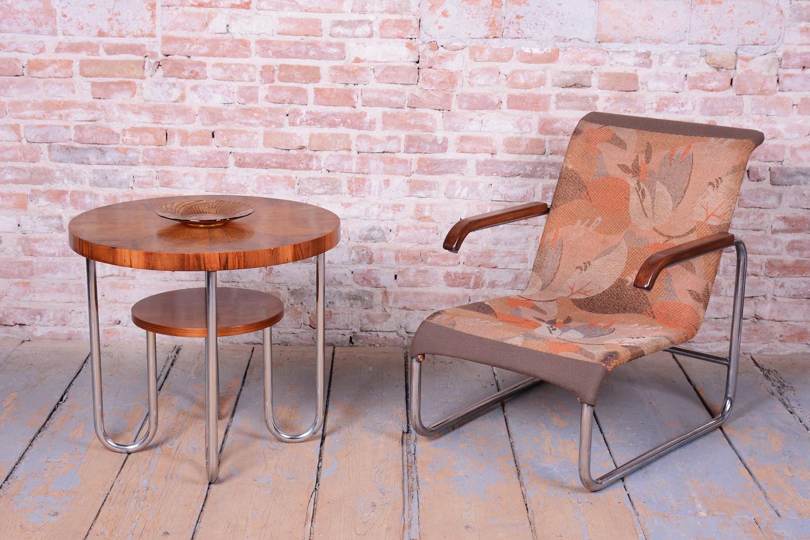 photo for sale Restored Bauhaus Armchair, By Marcel Breuer For Thonet, Chrome, Czech, 1930s