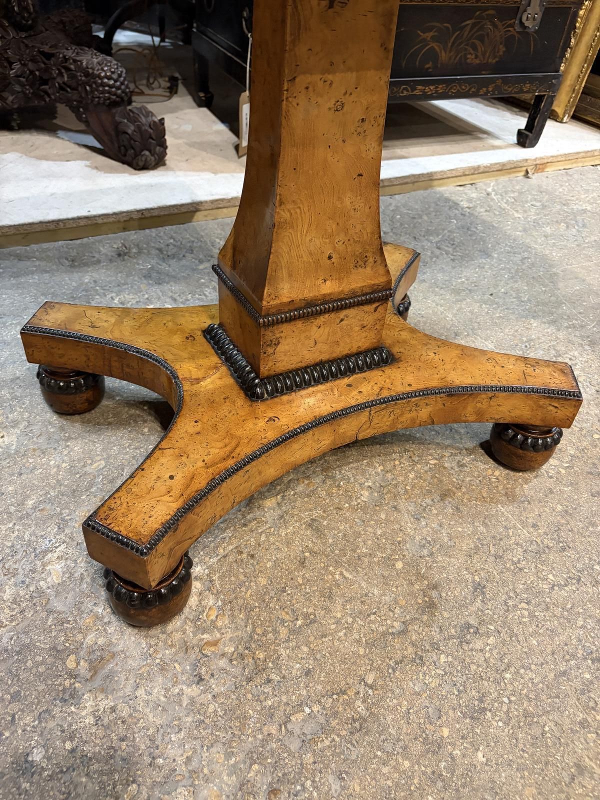 Scottish Early 19th Century Burr Yew Card Table / Games Table photo 2995.0