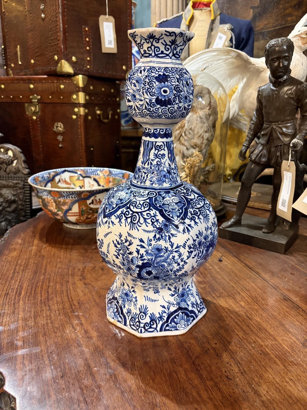 19th Century Dutch Delft Vase, 1800s photo buy