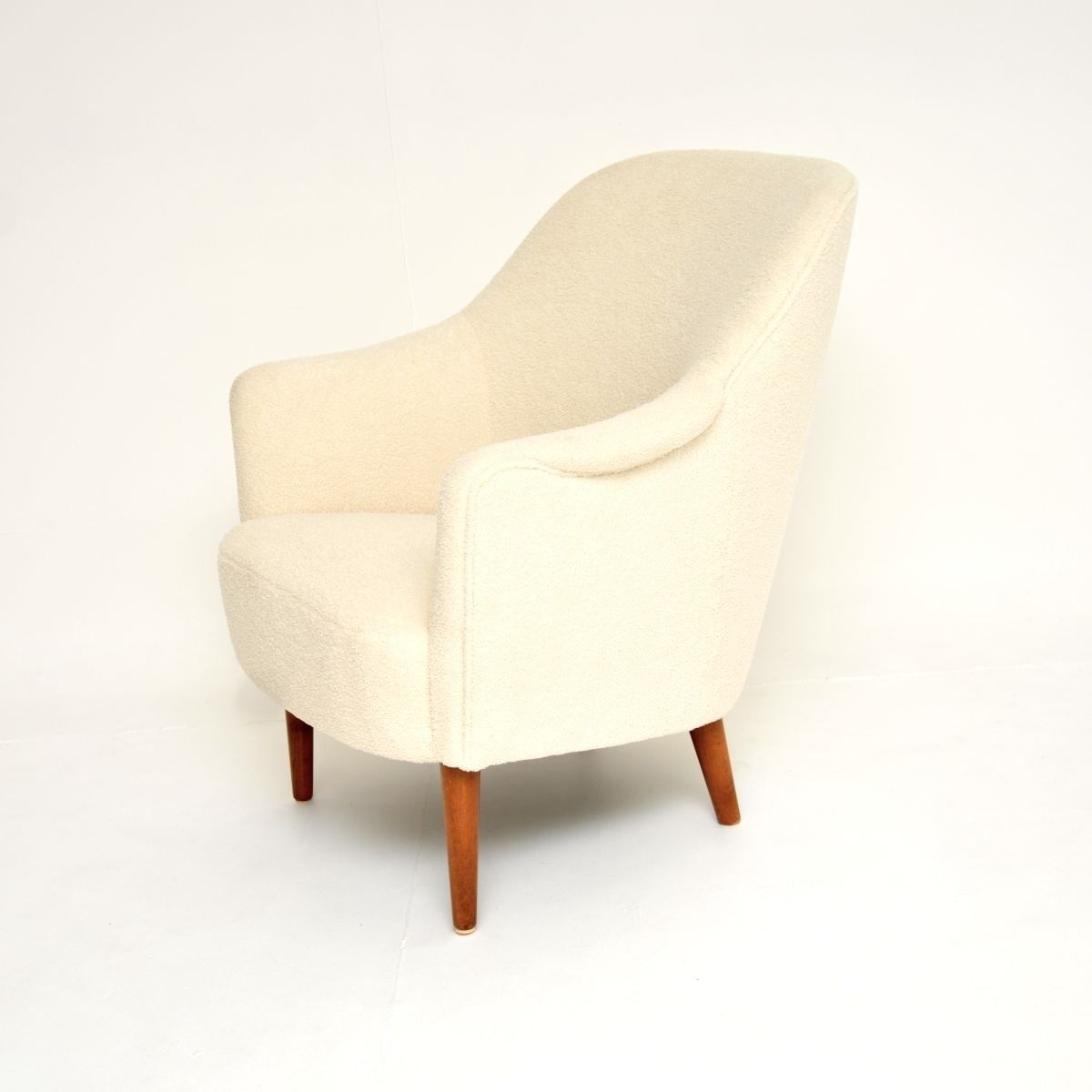 Vintage Swedish Samspel Armchair By Carl Malmsten photo for sale