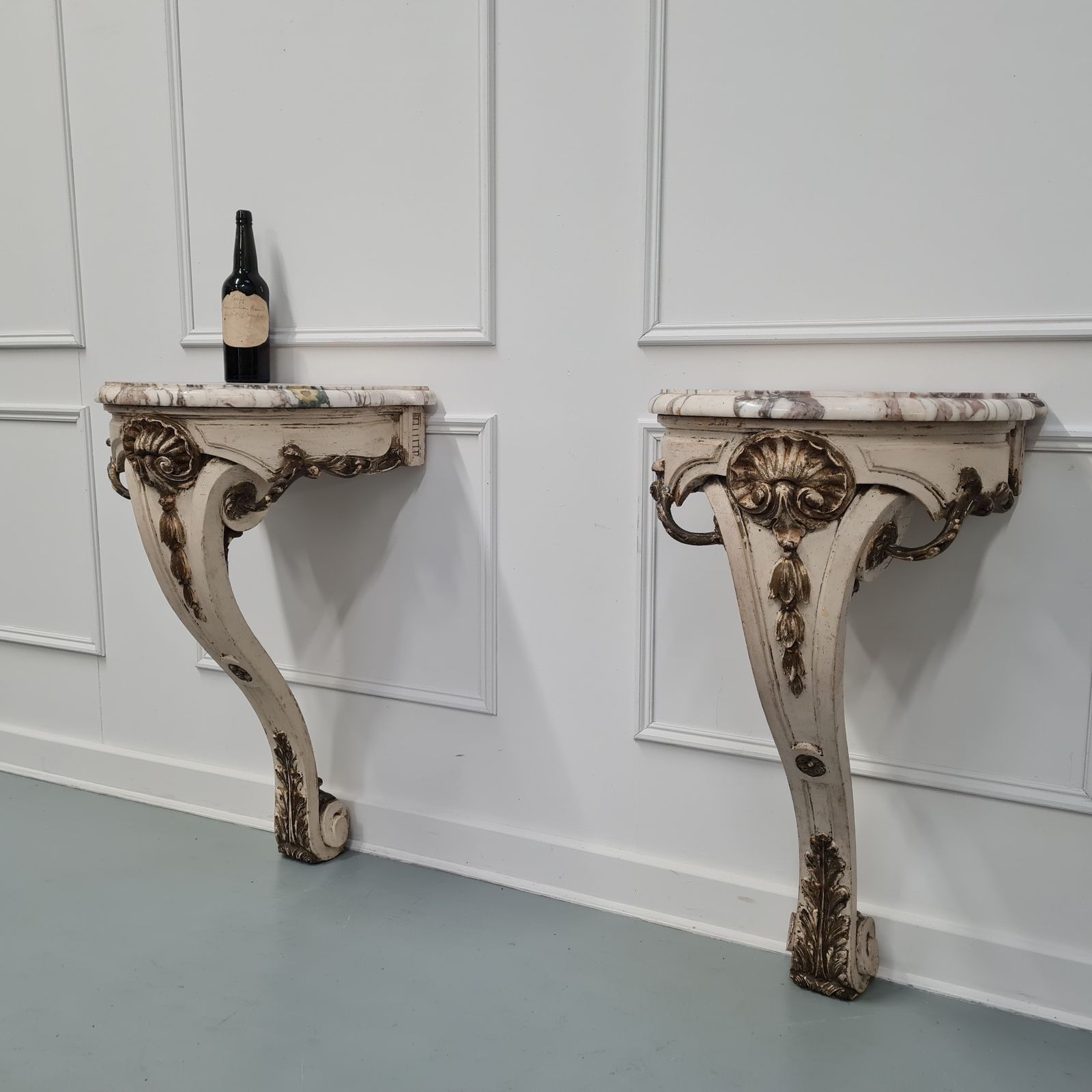 Rare Pair Of French Console Tables C1870 Free Delivery Eng/Wales photo 1825.0