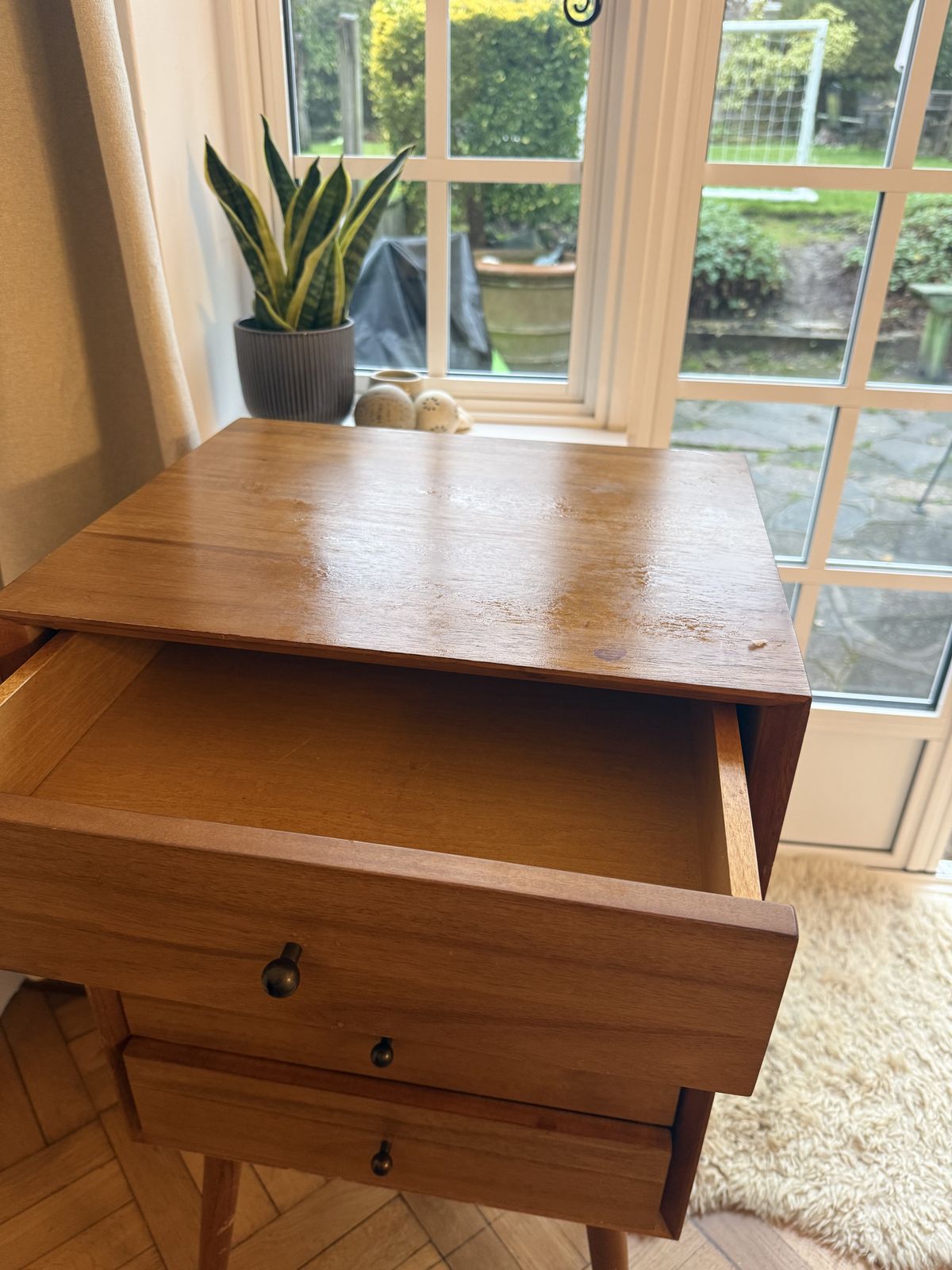 Mid Century Solid Wood Chest Of Drawers – Excellent Condition photo 170.0