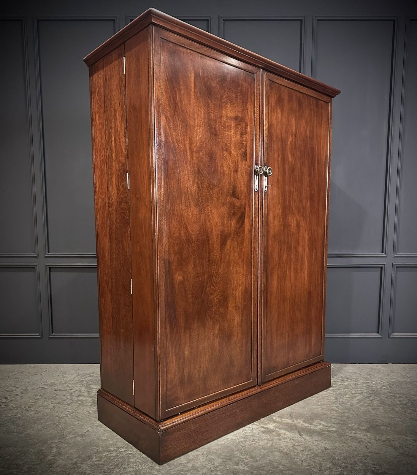 Mahogany Compactum Wardrobe, 1920s