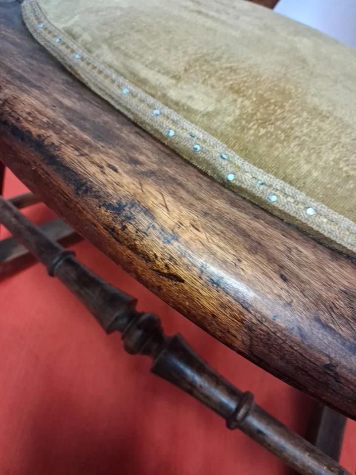 Antique Low Ladies Childs Nursing Sewing Bedroom Rocking Chair Gorgeous Patina photo buy