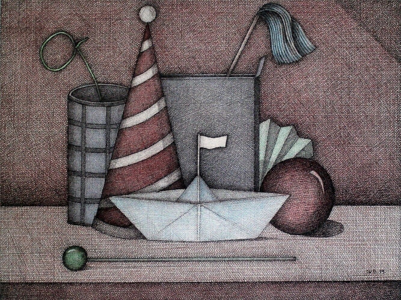 A Still Life With A Paper Boat, 1999 Joanna Wiszniewska Domanska