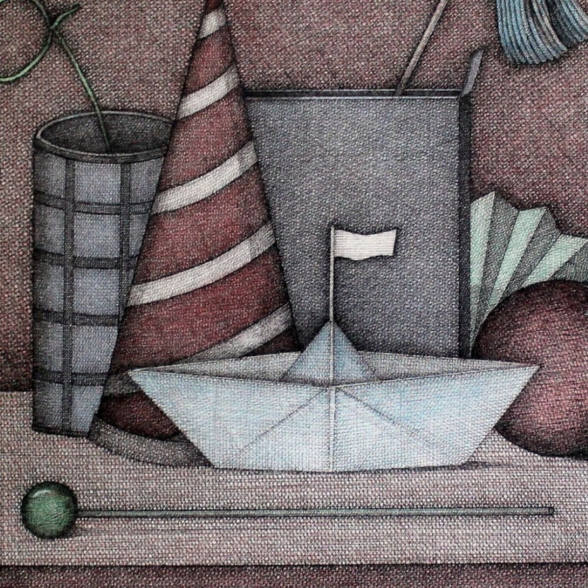A Still Life With A Paper Boat, 1999 Joanna Wiszniewska Domanska photo for sale