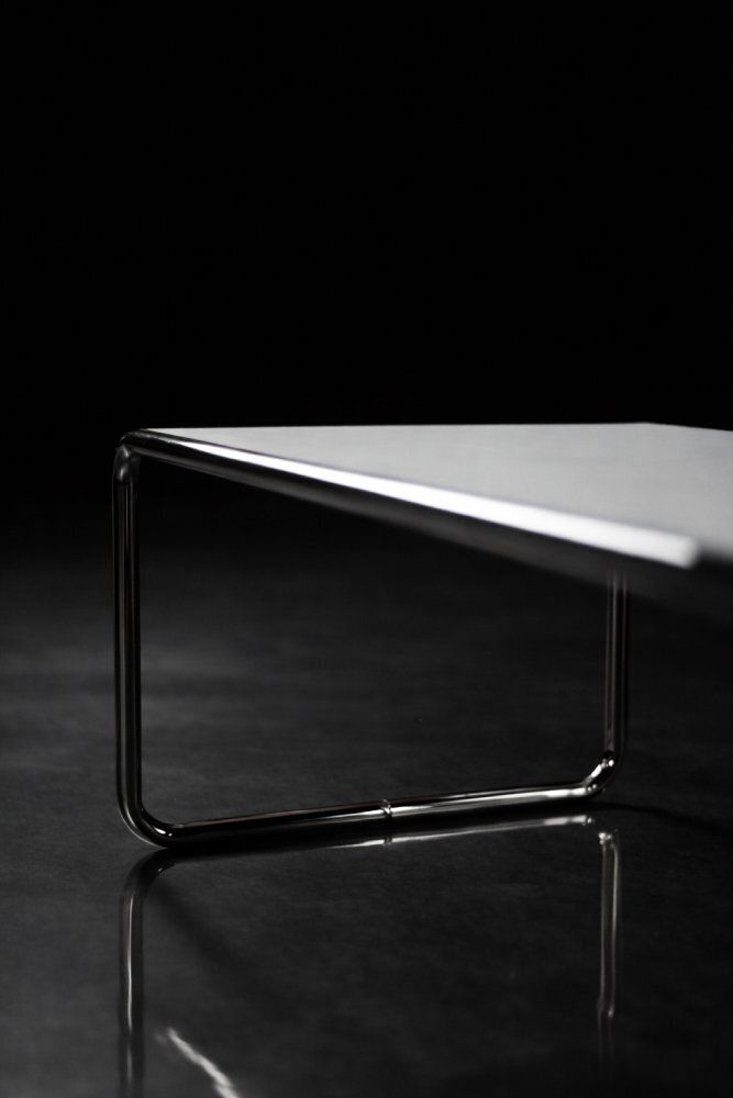 Mid Century Italian Modern Laccio Kiga Coffee Table By Marcel Breuer For Gavina, 1960s photo furniture