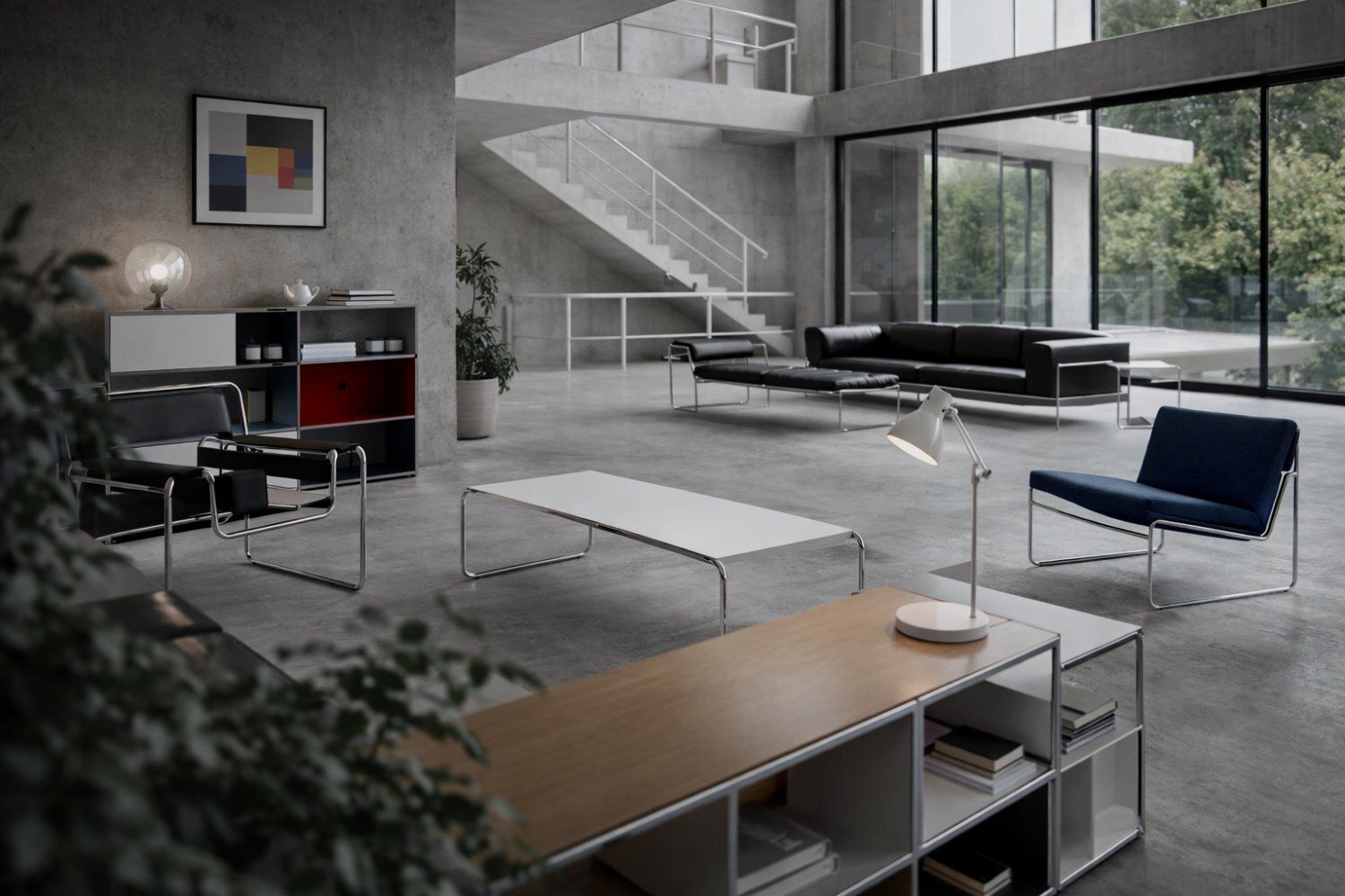 Meubels Mid Century Italiaans Modern Laccio Kiga Salontafel Van Marcel Breuer Voor Gavina, Jaren 1960 photo